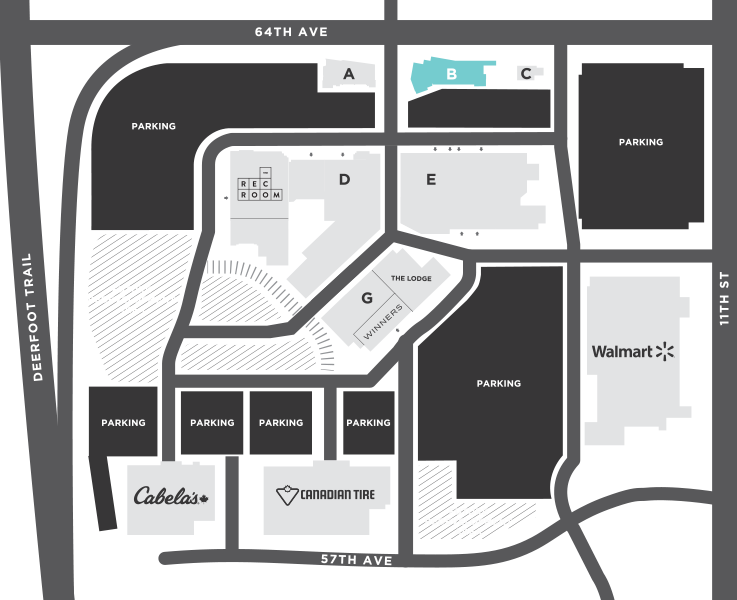 Calgary Dental House Map